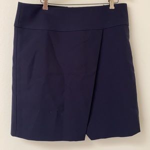 NWT J. Crew navy split front mini skirt sz 12T